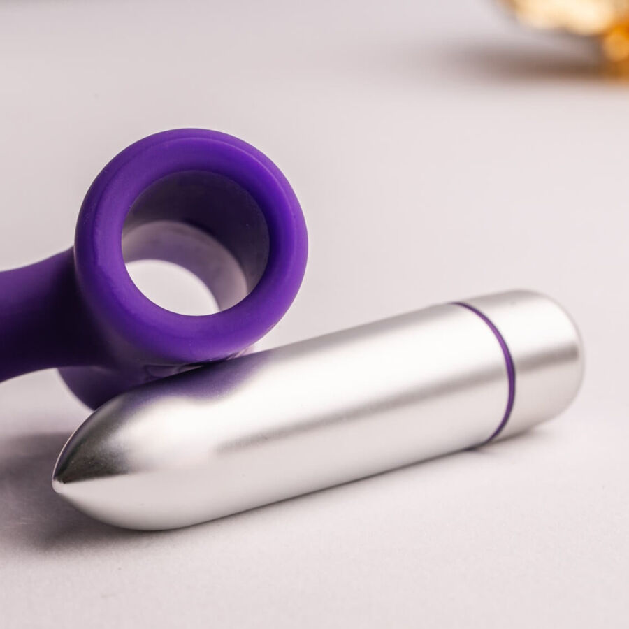 ROCKS-OFF - PETITE SENSATIONS TEAZER PLUG ANALE VIBRATORE VIOLA - immagine 5
