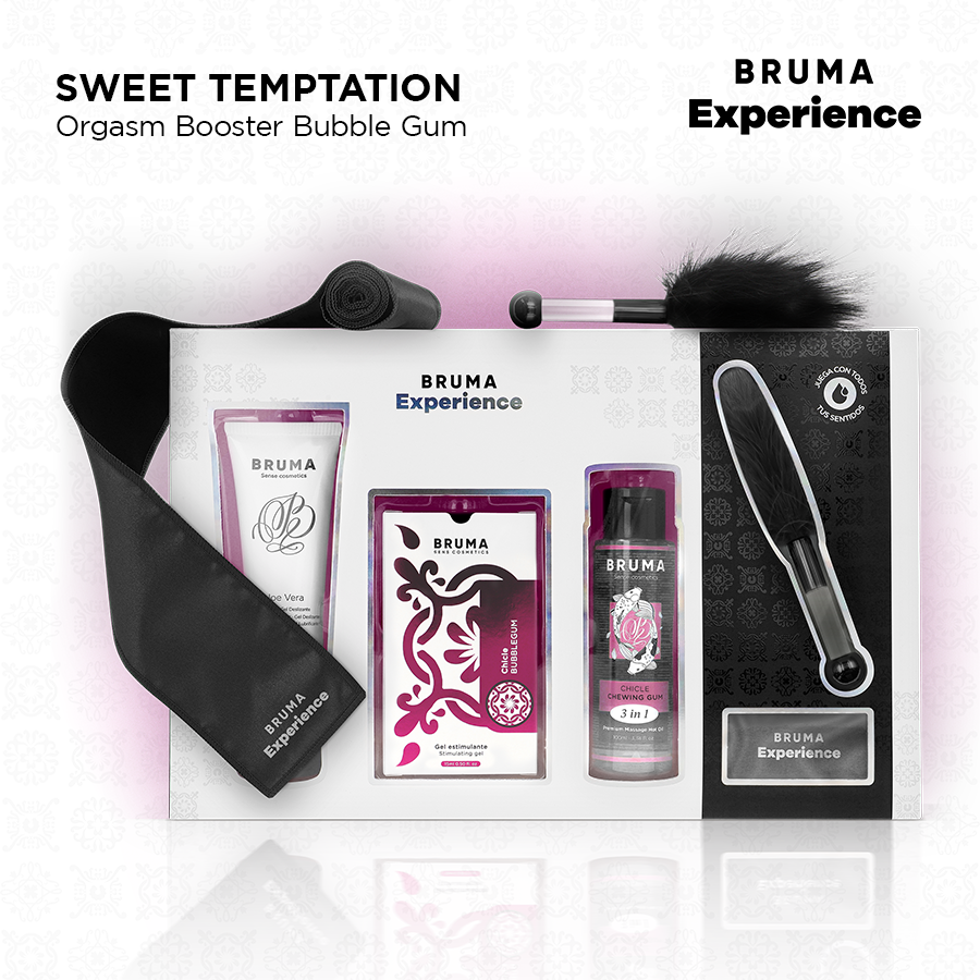 BRUMA XPERIENCE - KIT TENTAZIONE SWEET GUM CON POTENZIATORE DI ORGASMO - immagine 2