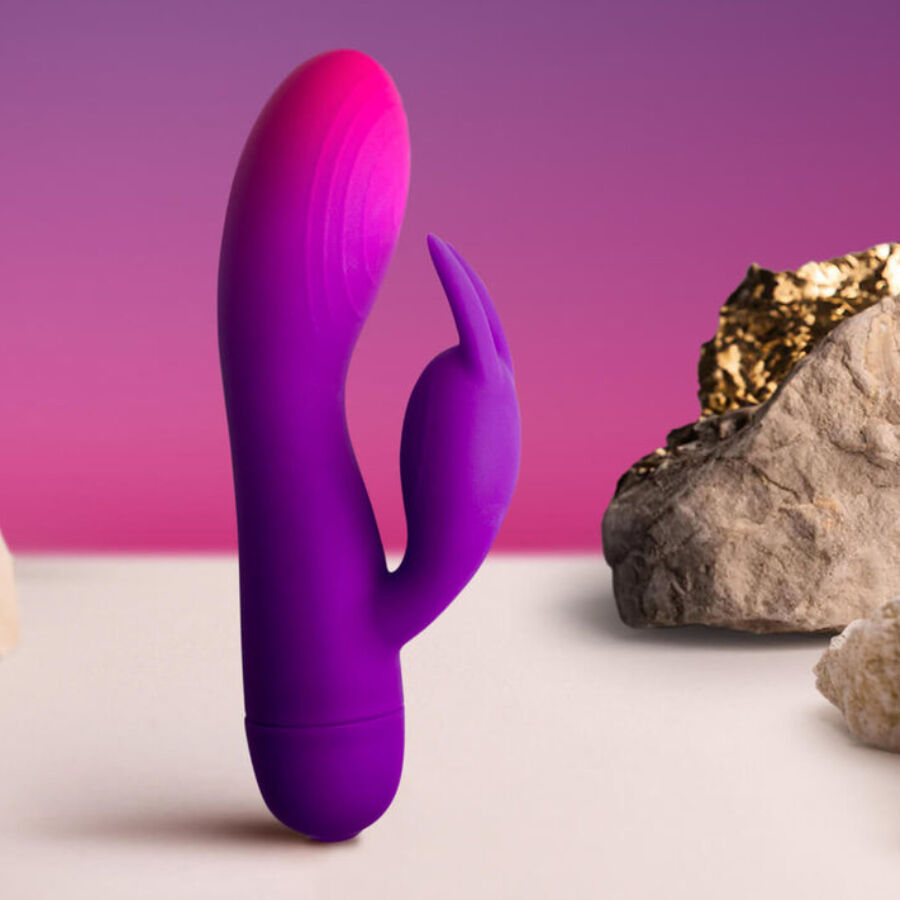 ROCKS-OFF - VIBRATORE CONIGLIO VIOLA GLO-GIRL - immagine 3