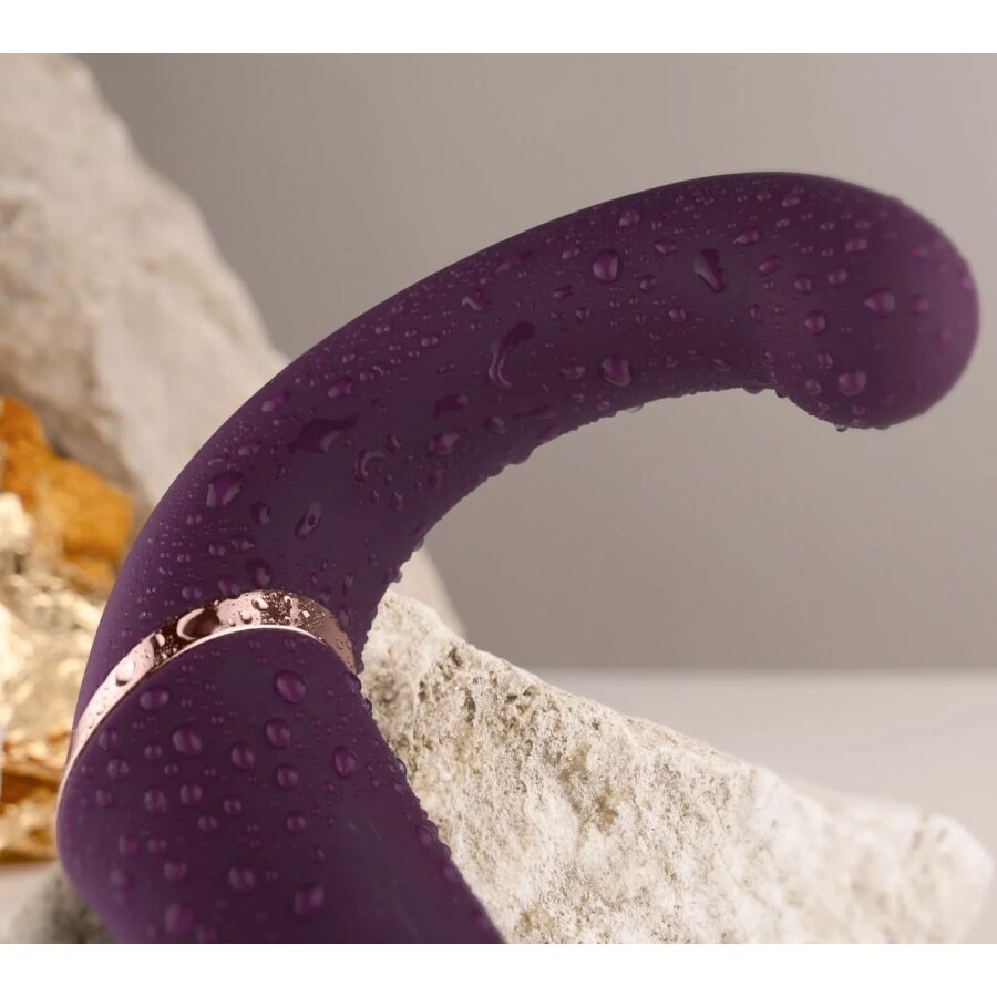 ROCKS-OFF - GEMINI DOPPIO VIBRATORE STIMOLATORE DEL CLITORIDE PUNTO G VIOLA - immagine 6