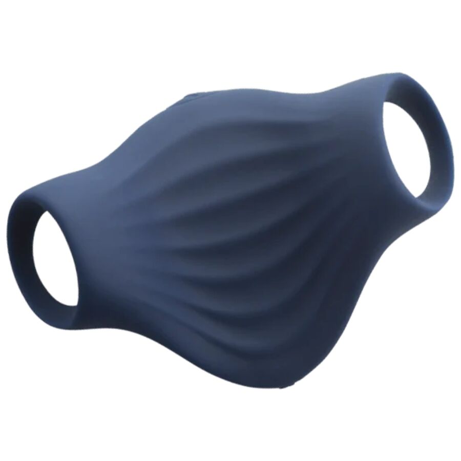 ROCKS-OFF - MASTURBATORE VIBRATORE FLESSIBILE PALM BLUE - immagine 2