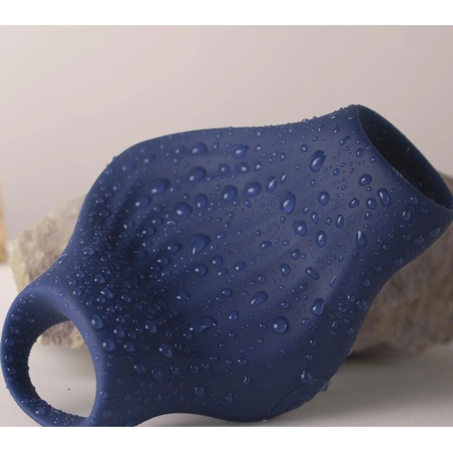 ROCKS-OFF - MASTURBATORE VIBRATORE FLESSIBILE PALM BLUE - immagine 6
