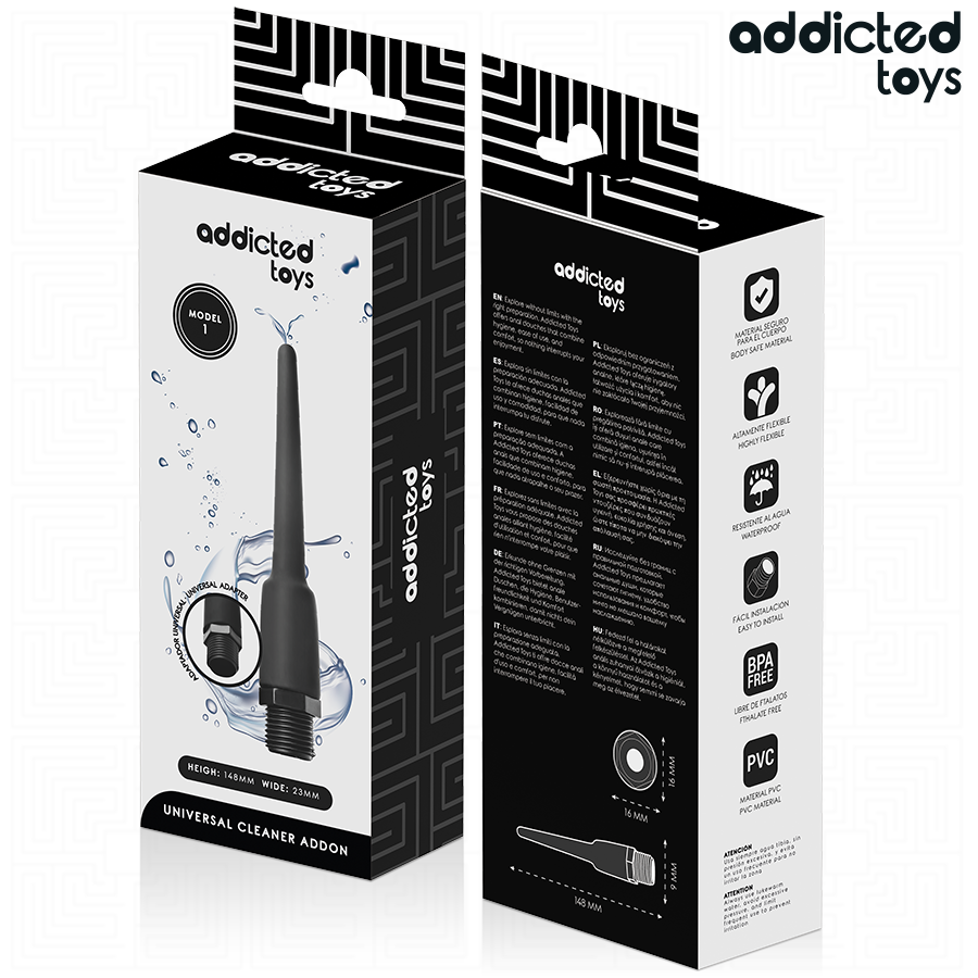 ADDICTED TOYS - PULITORE ANALE CON ADATTATORE UNIVERSALE MODELLO 1 - immagine 7