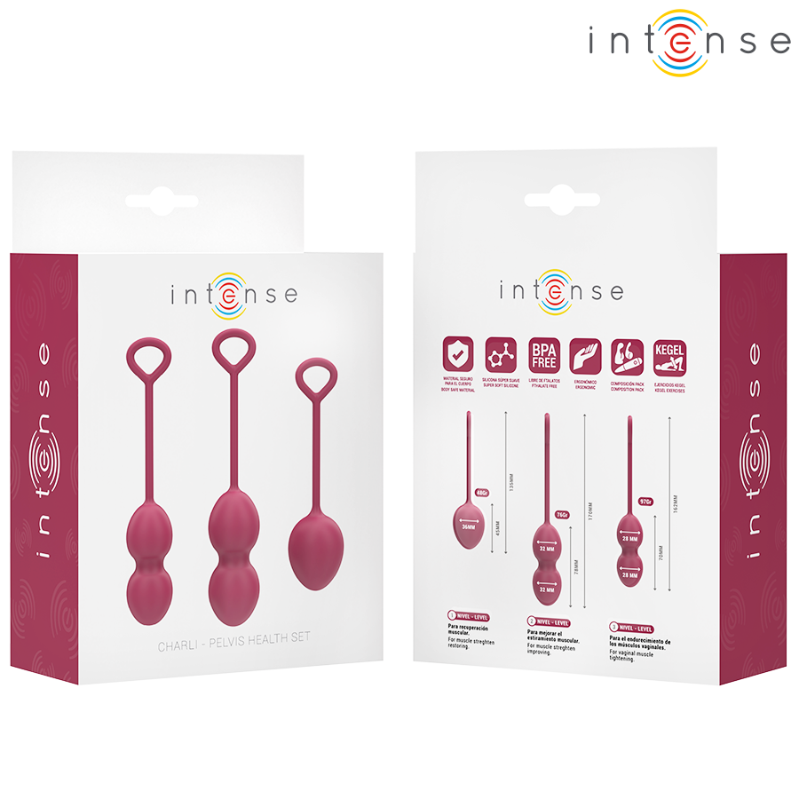 INTENSE - KIT PALLINE KEGEL CHARLI BORDEAUX - immagine 7