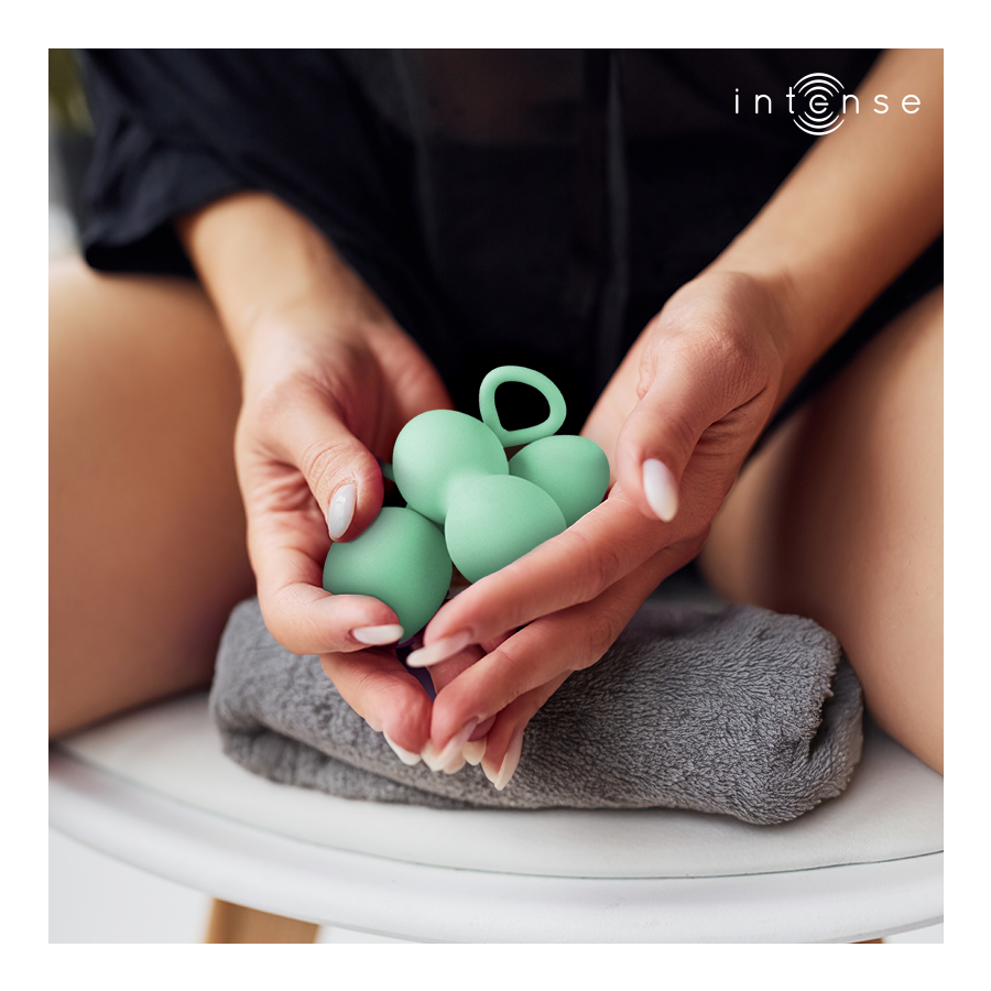 INTENSE - KIT PALLINE KEGEL CHARLI VERDE CHIARO - immagine 2