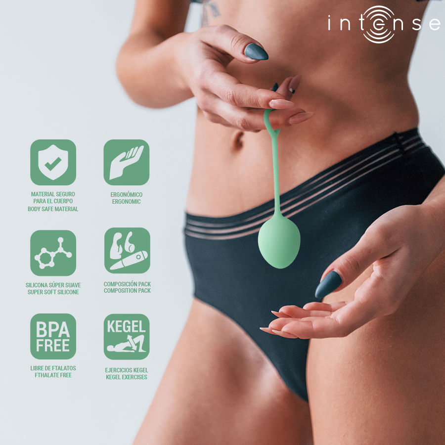 INTENSE - KIT PALLINE KEGEL CHARLI VERDE CHIARO - immagine 6