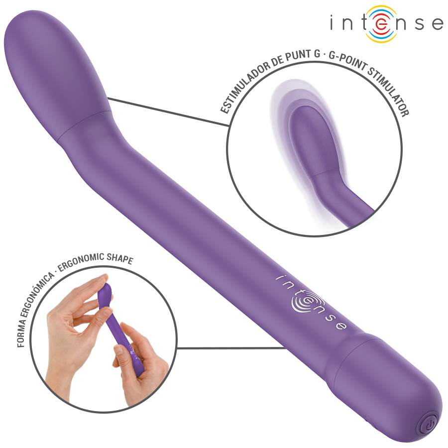 INTENSE - KARLIE STIMOLATORE PUNTO G RICARICABILE VIOLA - immagine 5