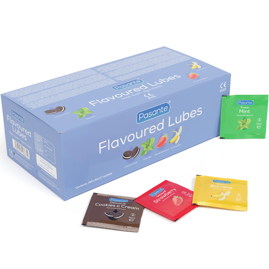 PASANTE - LUBRIFICANTI AROMATIZZATI SCATOLA 144 UNITÀ 5 ML - immagine 2