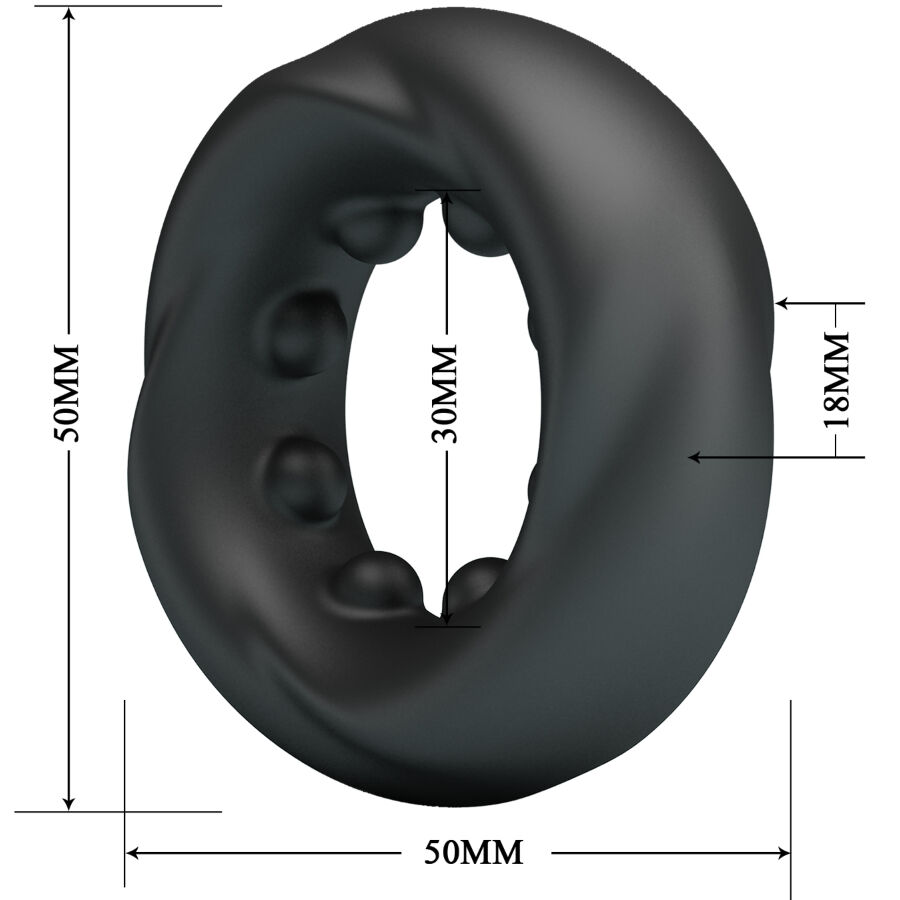 CRAZY BULL - ANELLO IN SILICONE DAQUEZ MODELLO 4 - immagine 6