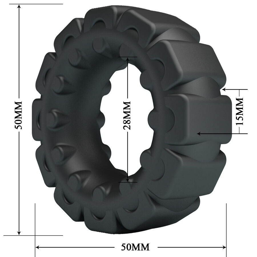 CRAZY BULL - ANELLO IN SILICONE LAIDEN MODELLO 5 - immagine 6
