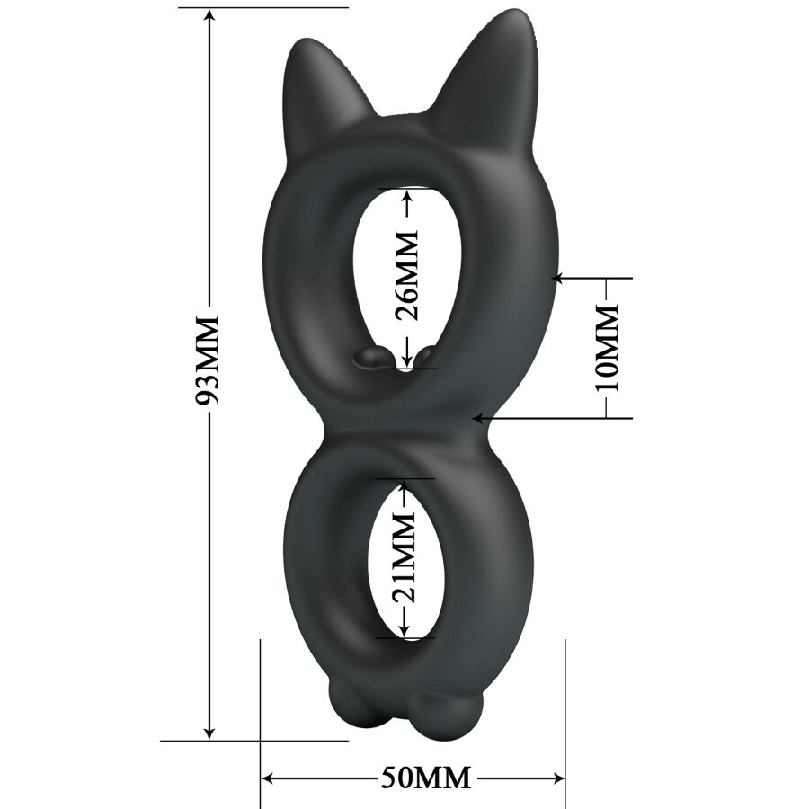 CRAZY BULL - TORAN DOPPIO ANELLO IN SILICONE MODELLO 20 - immagine 6