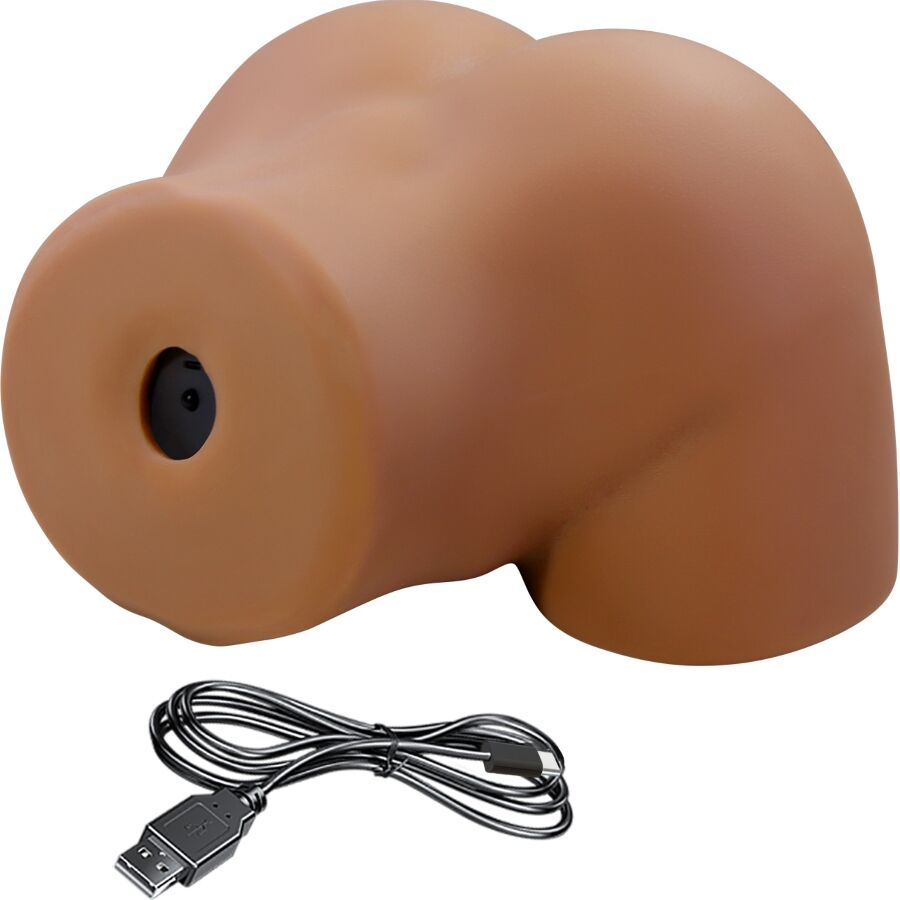 CRAZY BULL - GERIANN VIBRATORE E SUCCHIATORE REALISTICO PER POLSO FEMMINILE CON SUONO 5,5 KG - immagine 5