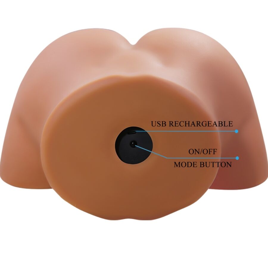 CRAZY BULL - ILANA VIBRATORE E SUCCHIATORE REALISTICO PER POLSO FEMMINILE CON SUONO 6,8 KG - immagine 6