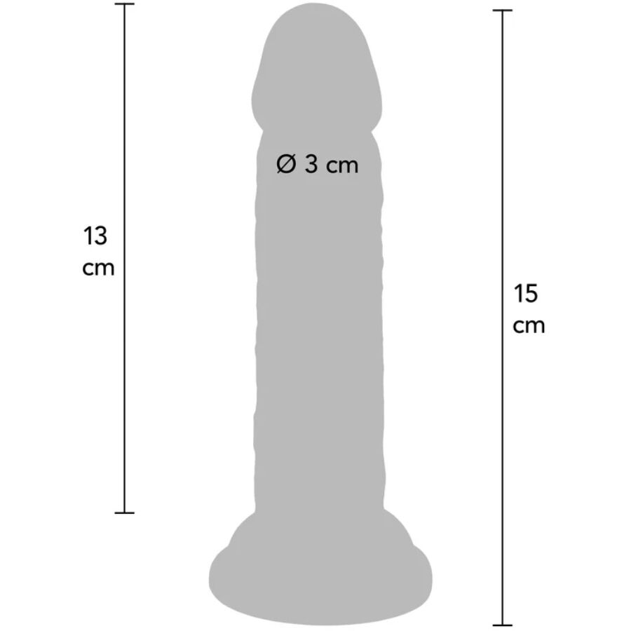 GET REAL - PENE REALISTICO DELUXE 15 CM - immagine 4
