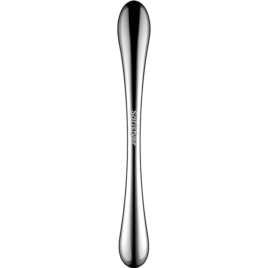 SATISFYER - DILDO A DOPPIA ESTREMITÀ IN ACCIAIO INOX COSMIC CREST 1 - immagine 4
