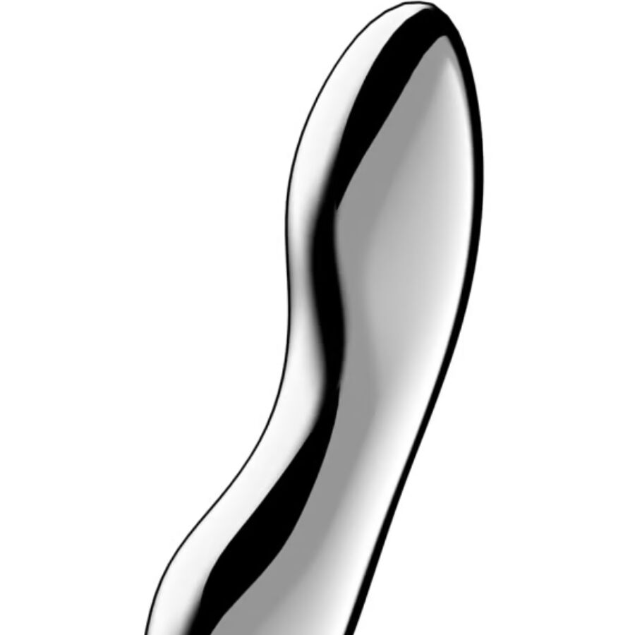 SATISFYER - DILDO A DOPPIA ESTREMITÀ IN ACCIAIO INOX COSMIC CREST 2 - immagine 3