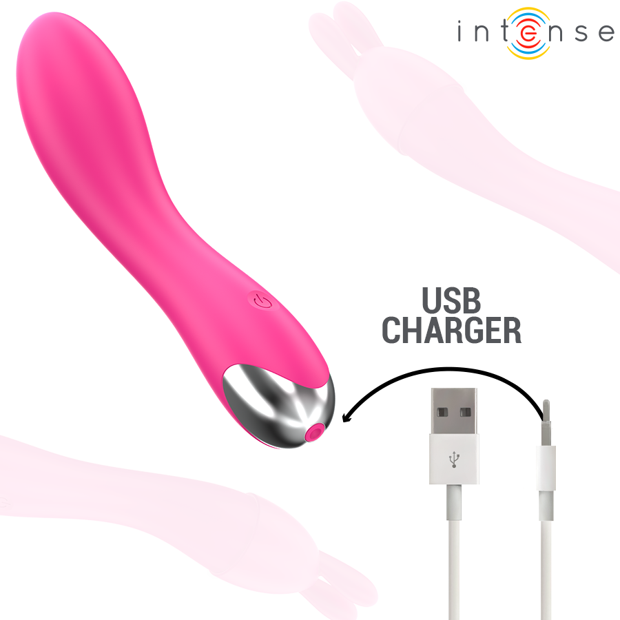 INTENSE - VIBRATORE CHER CON 20 MODALITÀ E TESTINE INTERCAMBIABILI - immagine 9