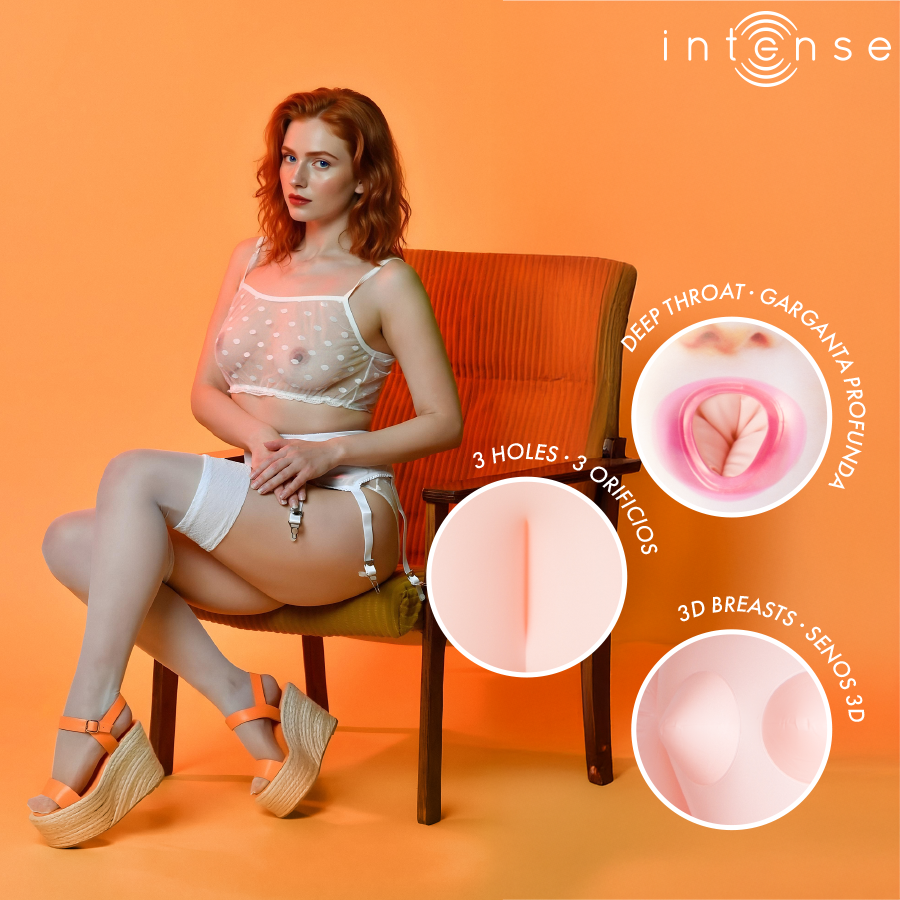 INTENSE DOLLS - SCARLETT BAMBOLA GONFIABILE CON TRE ORIFIZI - immagine 4
