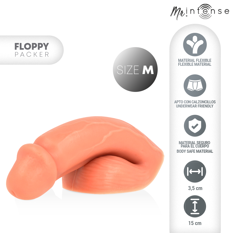 MR INTENSE - FLOPPY SIZE M REALISTIC PACKER - immagine 2