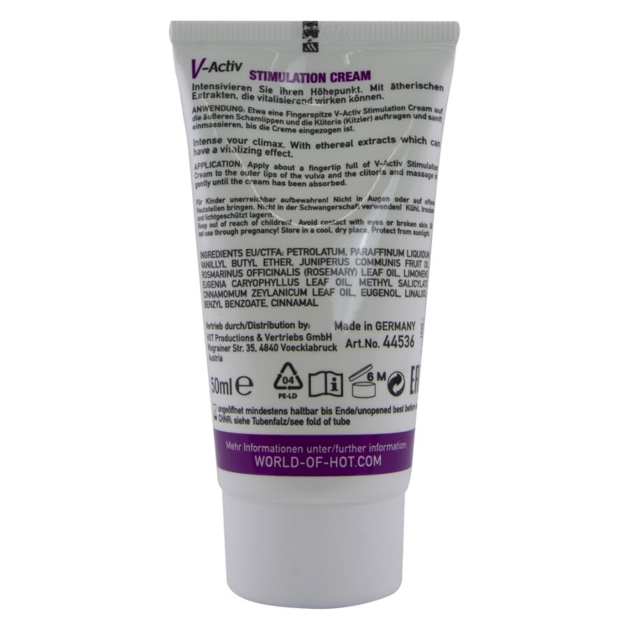 HOT - V-ACTIV CREMA STIMOLANTE DONNA 50 ML - immagine 3