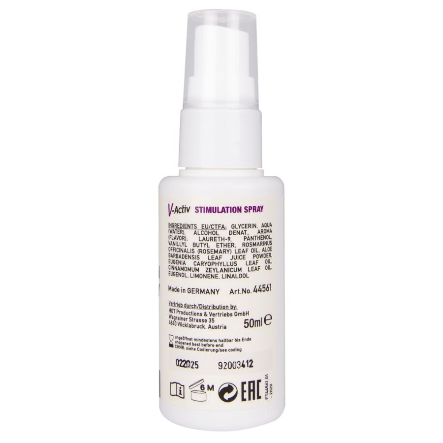 HOT - V-ACTIV SPRAY STIMOLANTE DONNA 50 ML - immagine 3