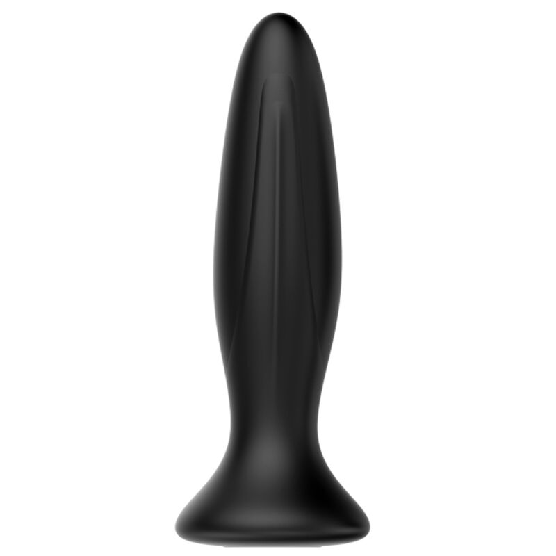 MR PLAY - PLUG ANALE VIBRATORE NERO RICARICABILE - immagine 3