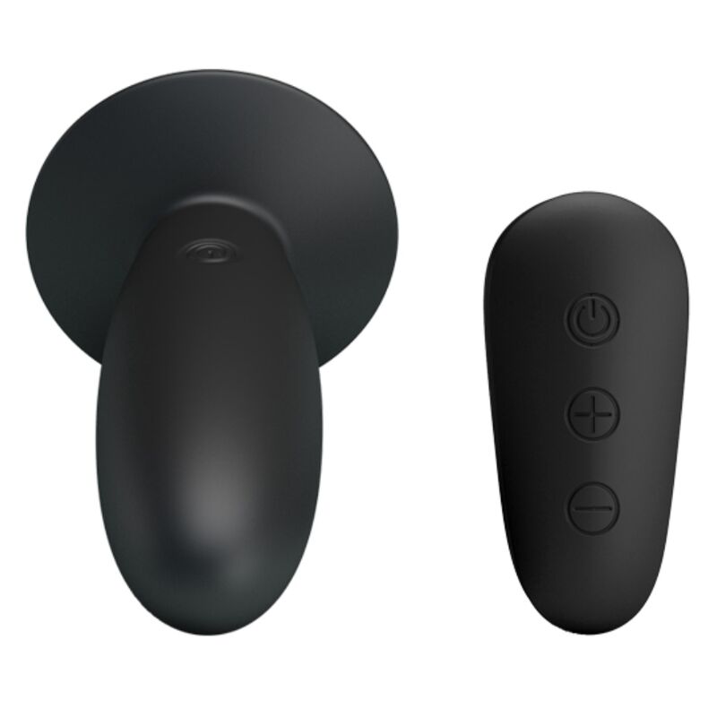 MR PLAY - PLUG ANALE CON TELECOMANDO VIBRAZIONE NERO - immagine 5